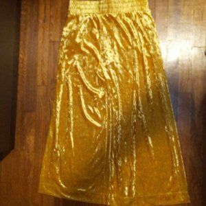 A.N.A A New Day Velour Velvet Wide flare short crop Pants